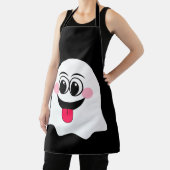 Grappige Ghost emoji! Schort (Insitu)