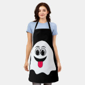 Grappige Ghost emoji! Schort (Gedragen)