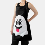 Grappige Ghost emoji! Schort (Insitu)