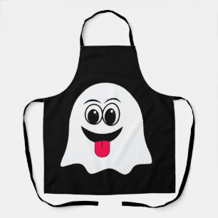 Grappige Ghost emoji! Schort