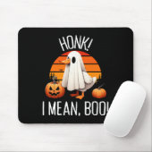 Grappige Ghost Goose Honk Ik bedoel Boo Muismat (Met muis)