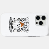 Grappige Ghost iPhone Case - Ik spook mensen het h (Achterkant (horizontaal))