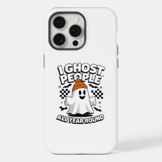 Grappige Ghost iPhone Hoes - Ik laat mensen het he 15 Pro Max Case