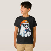 Grappige Ghost Spelen Videogame Halloween Gaming B T-shirt (Voorkant volledig)
