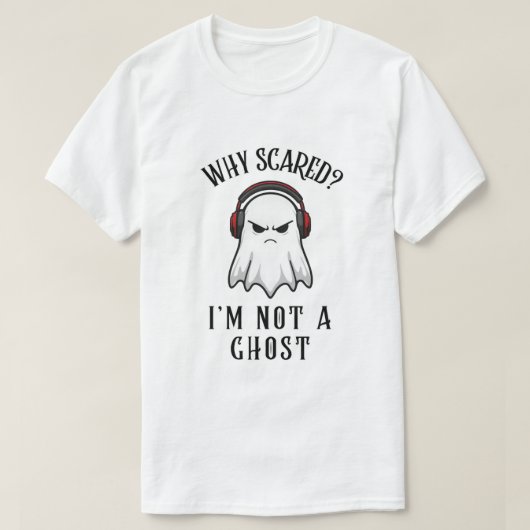 Grappige Ghost Vibes T-shirt (Design voorkant)