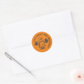Grappige Ghost Workout "Boo Sheet" Sticker (Envelop)
