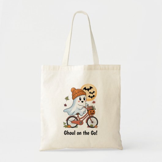 Grappige Ghoul on the Go Custom Tote Bag (Voorkant)