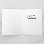 Grappige Giant Verjaardag Kaart Sjabloon Heilige K (Binnen)