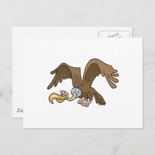 grappige gier briefkaart (Voorkant / Achterkant)