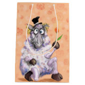 Grappige Gift Bag met In Love Ram - Romantisch Medium Cadeauzakje (Achterkant)