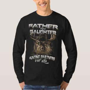 Grappige Gift Vader en Dochter Jachtpartners Voor T-shirt