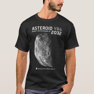 Grappige gigantische asteroïde 2024 YR4 Herinnerin T-shirt
