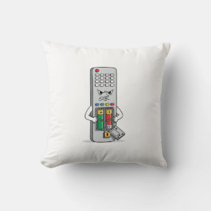 Grappige Gijzeling Remote Cartoon Batteries Held K Kussen