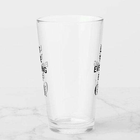 Grappige Gin Glas (Rechts)