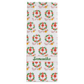 Grappige Gin-gle Bells Kerstfles Wijn Cadeautas (Voorkant)