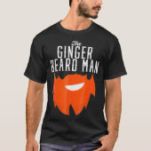 Grappige Ginger Baard Man  Voor Roodharigen  T-shirt (Voorkant)