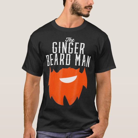 Grappige Ginger Baard Man Voor Roodharigen T-shirt (Voorkant)