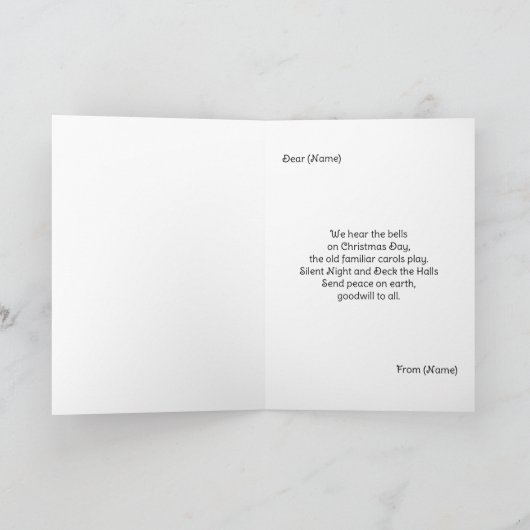 Grappige Ginger Fat Cat Eten Burger Kerstmis Kaart (Binnen)