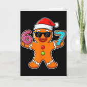 Grappige Gingerbread 67 Ijs Drip Gen Alpha Kerstmi Kaart (Voorkant)