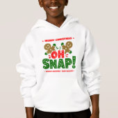 Grappige Gingerbread Man Cookie Kerstmis (Voorkant)