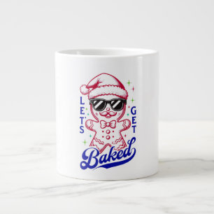 Grappige Gingerbread Man - Laten we gebakken worde Grote Koffiekop
