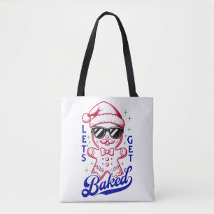 Grappige Gingerbread Man - Laten we gebakken worde Tote Bag