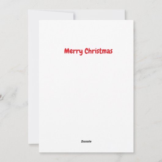 Grappige Gingerbread man Ruziet over Kerstman Feestdagenkaart (Achterkant)