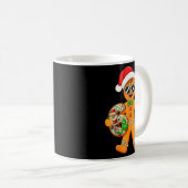 Grappige Gingerbread Zes Zeven 67 Gingerbread Man  Koffiemok (Voorkant rechts)