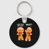 Grappige Gingerman Gingermannen Kerst X Sleutelhanger (Voorkant)