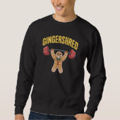 Grappige Gingershred Gym Kerstmis Trui (Voorkant)
