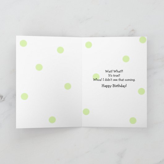 Grappige Giraffe 50ste verjaardag Kaart (Binnen)