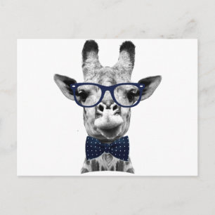  grappige Giraffe Briefkaart