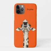 Grappige Giraffe Case-Mate iPhone Case (Achterkant)