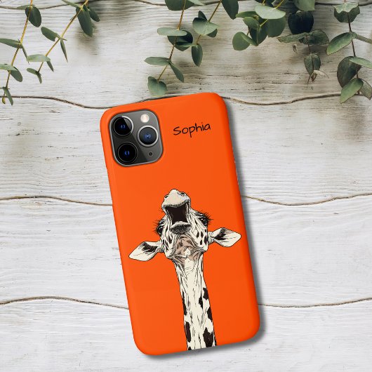 Grappige Giraffe Case-Mate iPhone Case