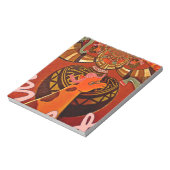 Grappige Giraffe: een caleidoscopische Afrikaanse  Notitieblok (Linkerzijde)