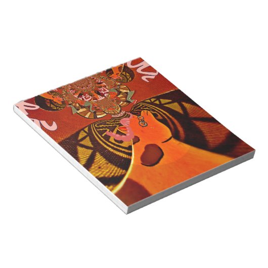 Grappige Giraffe: een caleidoscopische Afrikaanse  Notitieblok (Schuin)