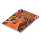 Grappige Giraffe: een caleidoscopische Afrikaanse  Notitieblok (Linkerzijde)