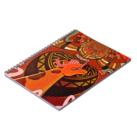 Grappige Giraffe: een caleidoscopische Afrikaanse Notitieboek (Linkerzijde)