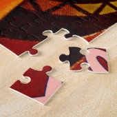 Grappige Giraffe: Een Kaleidoscopische Afrikaanse Legpuzzel (Zijkant)