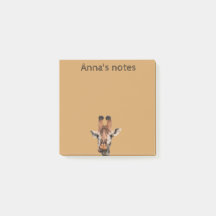 grappige giraffe en bruine achtergrond,aangepast