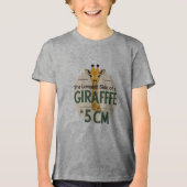 Grappige Giraffe Feit T-shirt (Voorkant)