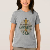 Grappige Giraffe Feit T-shirt (Voorkant)