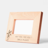 Grappige Giraffe geëtste Lijsten - aangepaste teks Gegraveerde Lijstjes (Links)