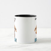 Grappige Giraffe Humor Dierenliefhebber Cadeau Mok (Midden)
