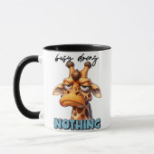Grappige Giraffe Humor Dierenliefhebber Cadeau Mok (Links)
