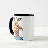 Grappige Giraffe Humor Dierenliefhebber Cadeau Mok (Voorkant links)