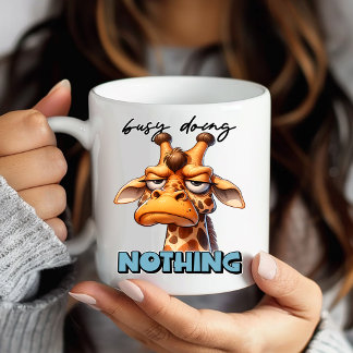 Grappige Giraffe Humor Dierenliefhebber Cadeau Mok