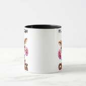 Grappige Giraffe Humor Dierenliefhebber Cadeau Mok (Midden)