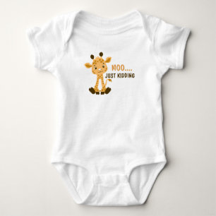 Grappige Giraffe Koe Moo Grap Baby Romper
