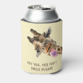 Grappige Giraffe Koelbox Blikjeskoeler (Blikje Achterkant)